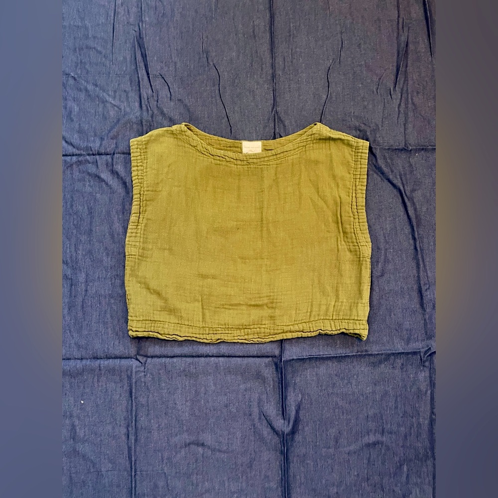 Laude the Label Crop Pant Set, gently used, pants (M) and top (L).